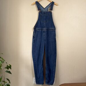 ASOS Denim Overalls Womens US 4 Blue Jean Jumpsuit 27” Inseam